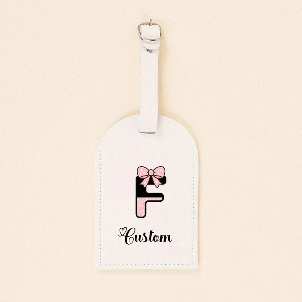 Personalized Custom Letter And Name Luggage Tags – High-Quality Travel Additions, Ideal for Suitcase Tags And Baggage Labels