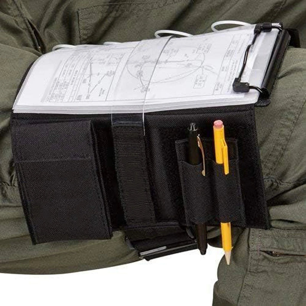 Pilot Kneeboard Oxford Cloth with Adjustable Strap Aviation Leg Flight Board Pilot Kneeboard Oxford Cloth Aviation Accessories