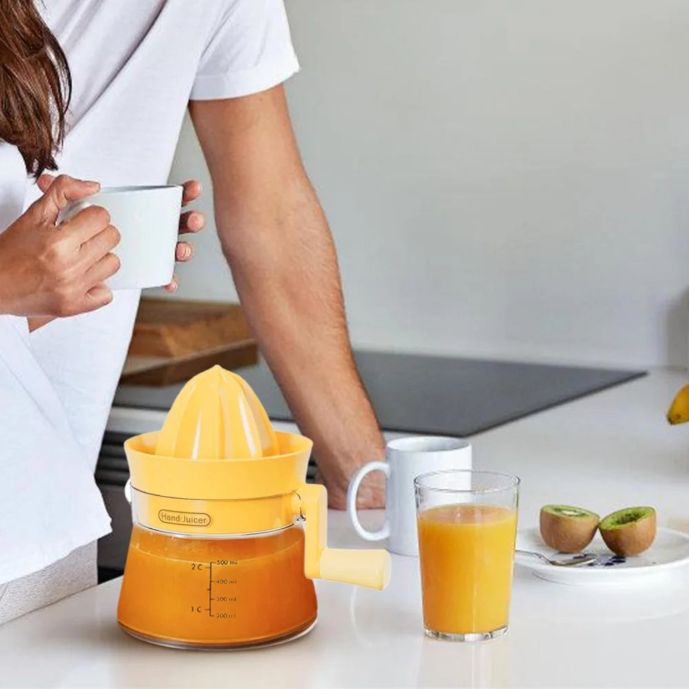 Manual juicer - Home lemon juicer, hand-cranked fruit juicer, labor-saving manual juicer, suitable for oranges, lemons, celery,