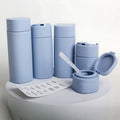 5pcs Travel Cream Dispenser Bottles Set Travel Bottles Toiletry Containers Set, TSA Approved, Travel Essentials