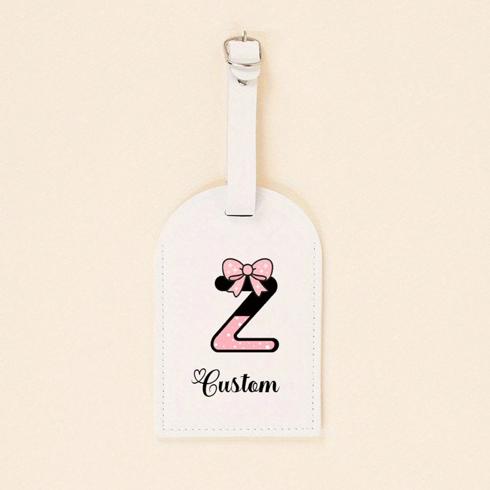 Personalized Custom Letter And Name Luggage Tags – High-Quality Travel Additions, Ideal for Suitcase Tags And Baggage Labels