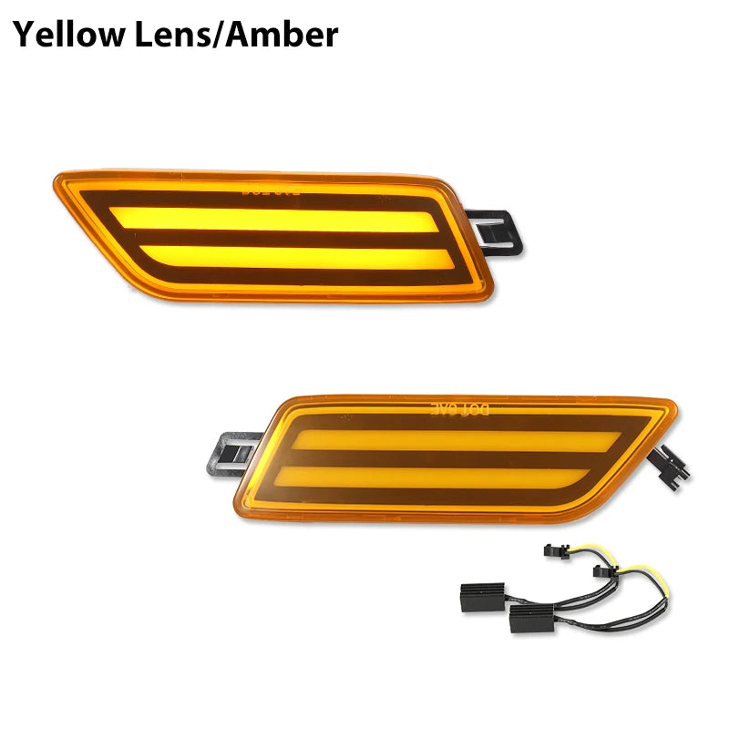 For Porsche Macan Front Bumper Side Marker Light Assembly Turn Signal Light/Daytime Running Lights 2014-2021 OEM# 95B945119 12V