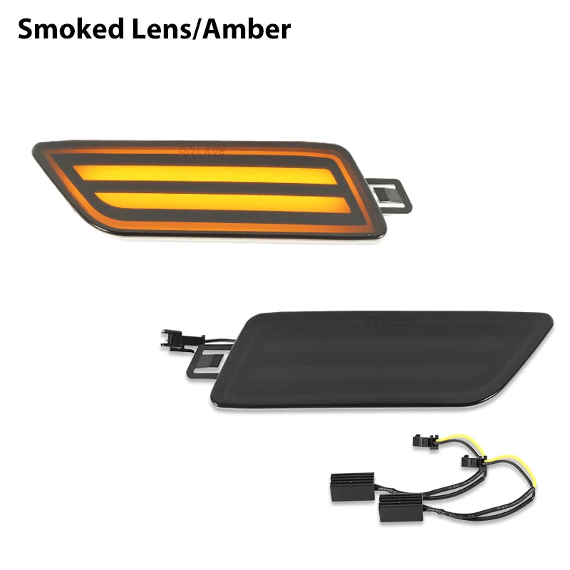For Porsche Macan Front Bumper Side Marker Light Assembly Turn Signal Light/Daytime Running Lights 2014-2021 OEM# 95B945119 12V