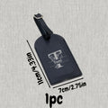 Custom Luggage Tags - with Name, Personalized Faux Leather Luggage Tags, Custom Luggage Tags, Customizable Letter Luggage Tags