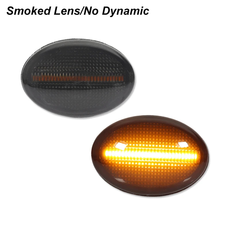 iJDM Amber Full Strip LED Fender Side Marker Blinker Lights for MINI Cooper R55 R56 R57 R58 R59 Gen2 Dynamic Turn Signal Lamp