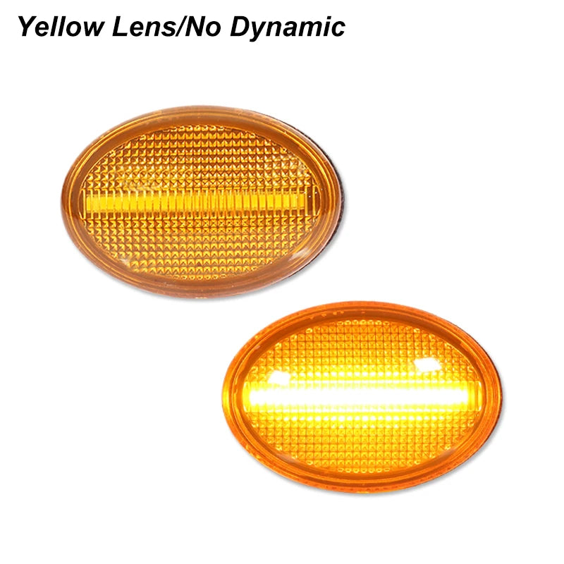 iJDM Amber Full Strip LED Fender Side Marker Blinker Lights for MINI Cooper R55 R56 R57 R58 R59 Gen2 Dynamic Turn Signal Lamp