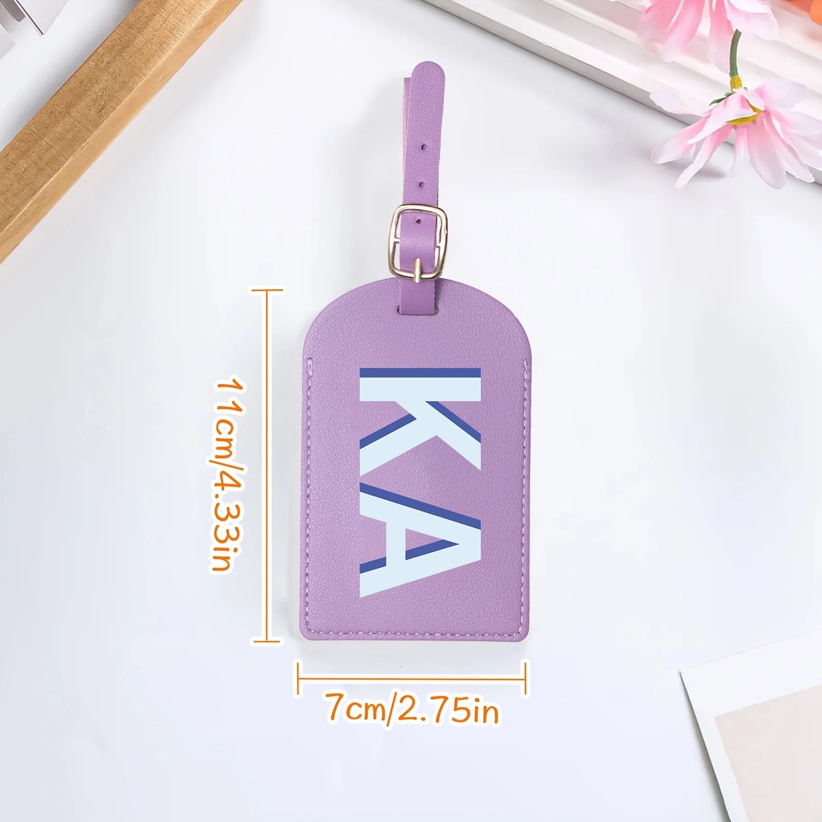 Custom Initial Suitcase, Personalized Name ID Suitcase, Three Colors (Purple, Light Blue, White), Suitable for Airport Travel
