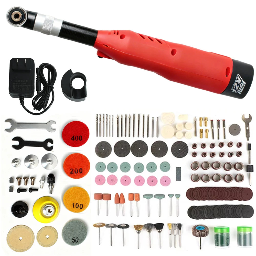 Wireless Electric Seam Cleaning Machine Ceramic Tile Beauty Sewing Tool 80W 4Gear Small Multi Electric Grinder Polishing Cutting
