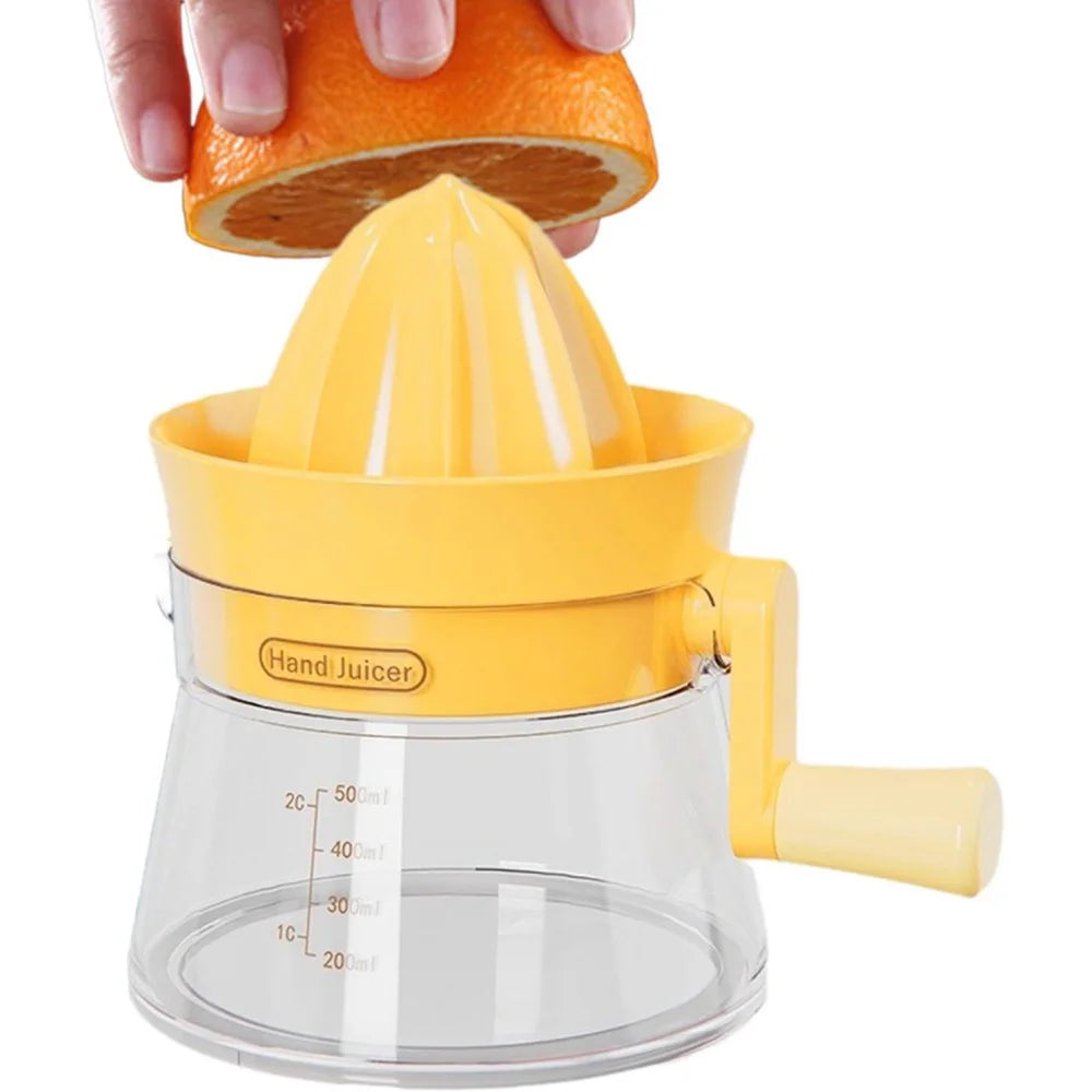 Manual juicer - Home lemon juicer, hand-cranked fruit juicer, labor-saving manual juicer, suitable for oranges, lemons, celery,