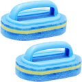 Cleaning Brush with Handle Kitchen Sponge Wipe Thickening Bathroom Tile Cleaning Sponge Household Stain Removal Clean Tools