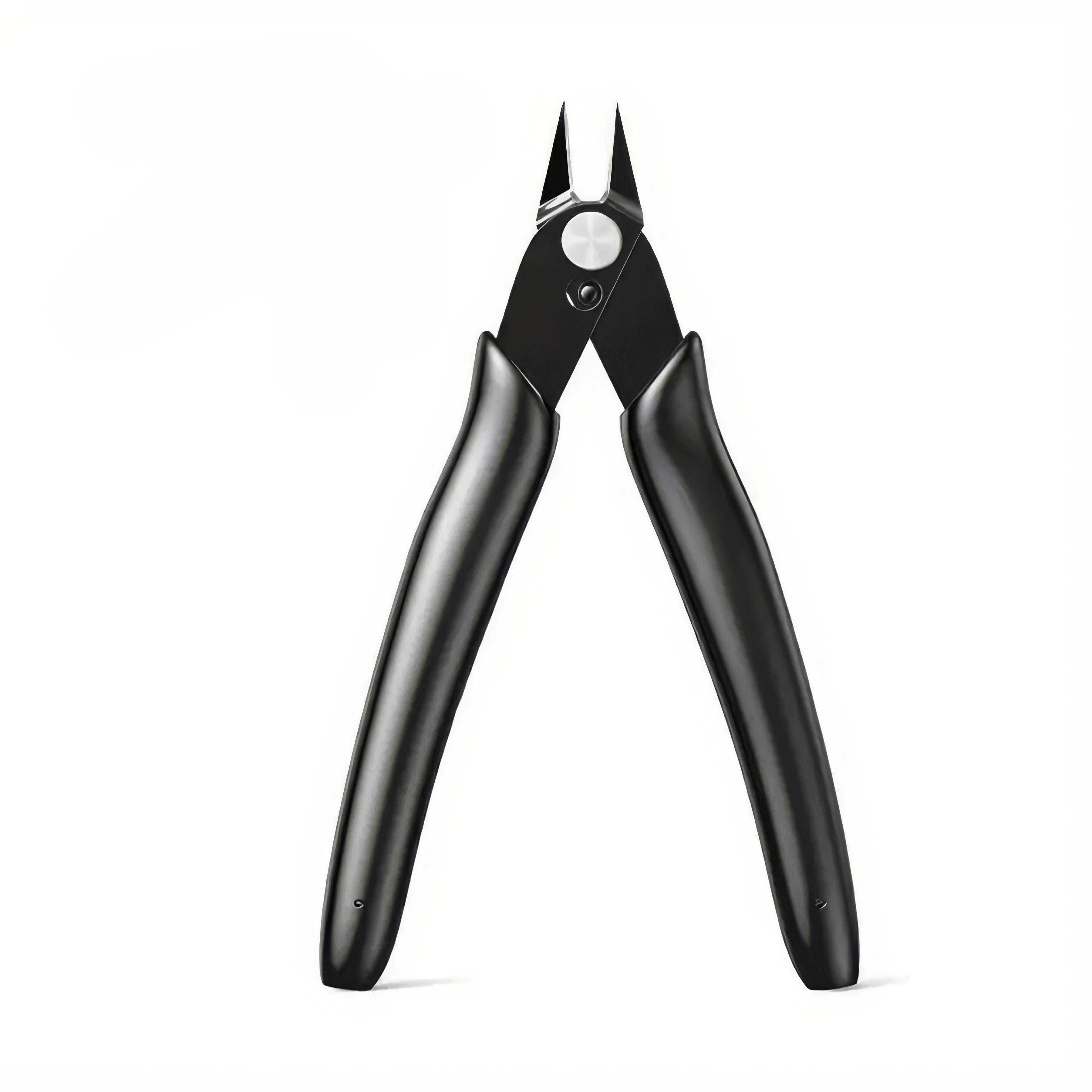 1/2 Piece Carbon Steel Wire Knife, Black in Color, Long-lasting and Sharp, Sturdy and Durable, Suitable for DIY and Jewelry