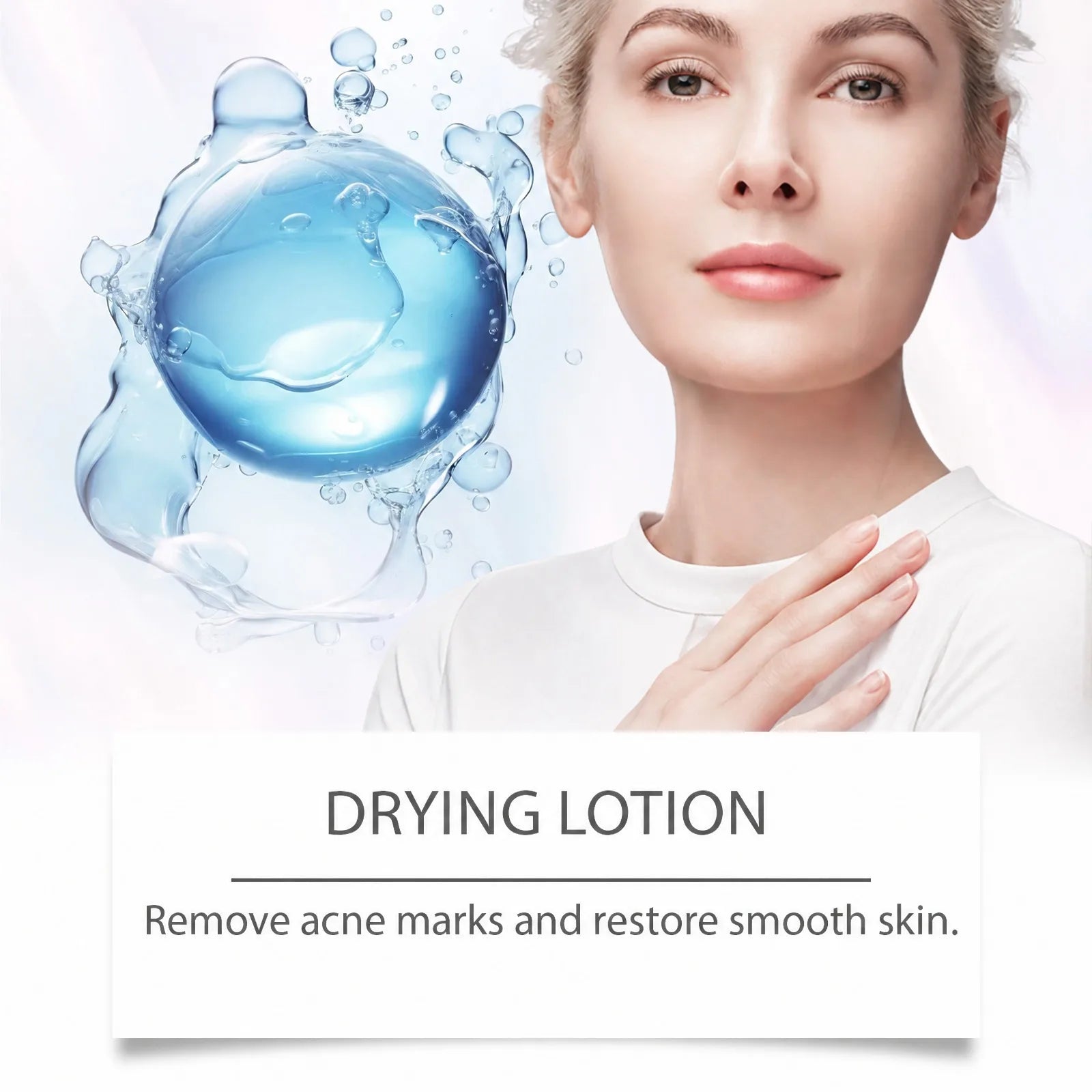 Acne Buster Salicylic Acid Drying Lotion Acne Spot Care Blemish Care Tea Tree Aloe Vera Pore Care Clear Skin Facial Essence 10ml