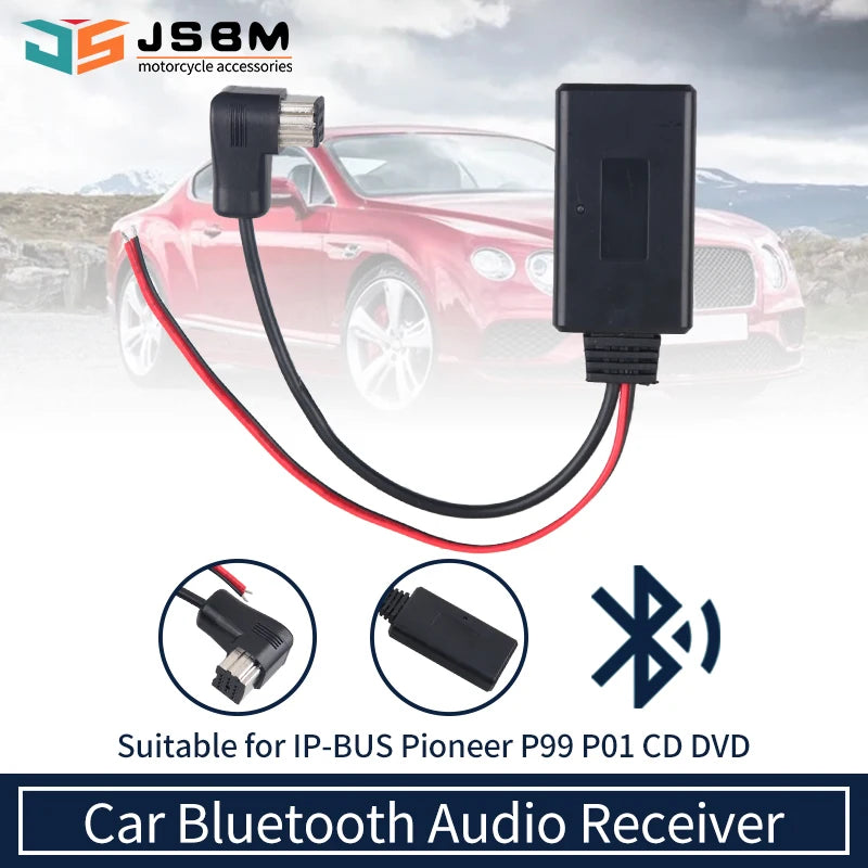 JSBM Car Wireless Bluetooth 5.0 Module Audio Receiver For Pioneer IP-BUS Radio DEH P3100UB P4100SD P5100UB P7100BT P8100BT P88RS