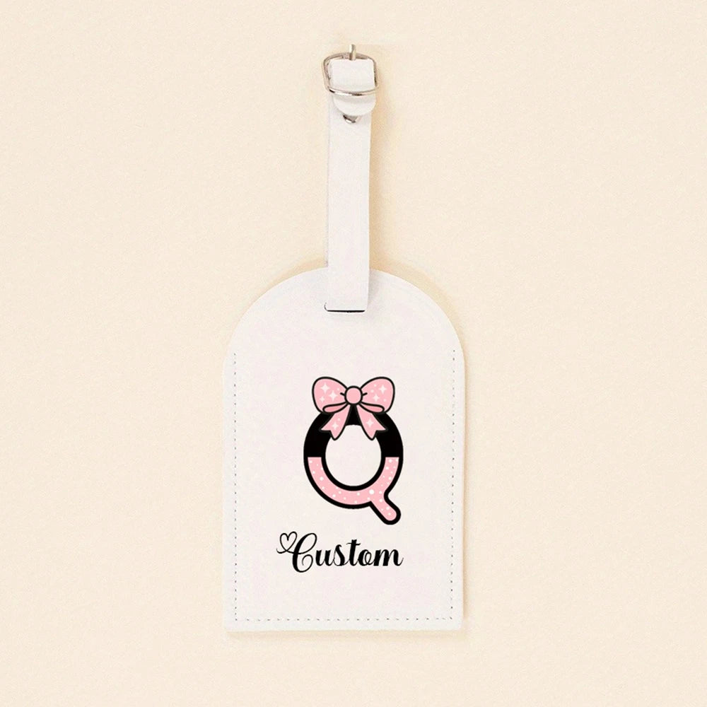 Personalized Custom Letter And Name Luggage Tags – High-Quality Travel Additions, Ideal for Suitcase Tags And Baggage Labels