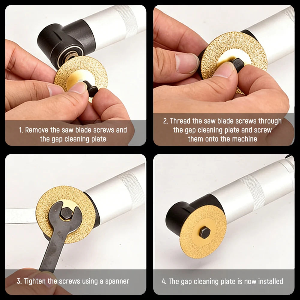 Wireless Electric Seam Cleaning Machine Ceramic Tile Beauty Sewing Tool 80W 4Gear Small Multi Electric Grinder Polishing Cutting