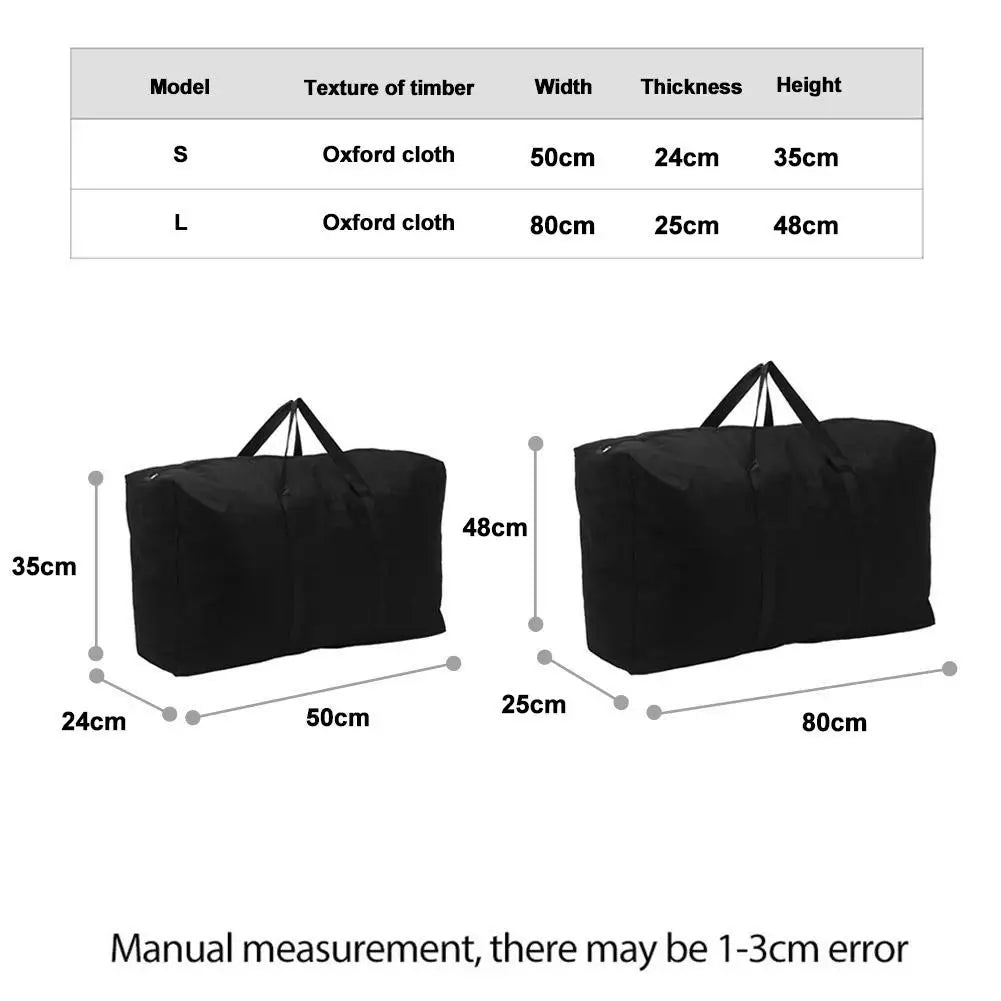 Extra Large Storage Bag Oxford Cloth Storage Tool Outdoor Supplies & Tent Trip Bag For  Picnic Camping Barbecue Carry Bag