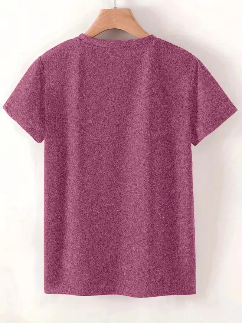 Plus size women's short sleeve T-shirt Excuse Me You Look Like You Love Me soft and comfortable fabric summer outfits women's