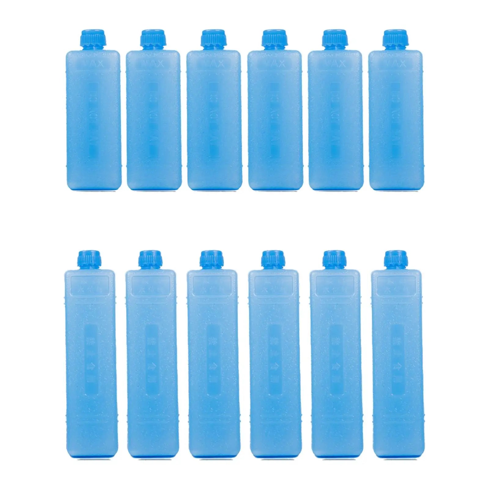 6 Pieces Reusable Ice Packs for Food Drink Cooling Ice Blocks for Hiking Picnic Beach Travel Ice Freezer Blocks Ice Brick Packs