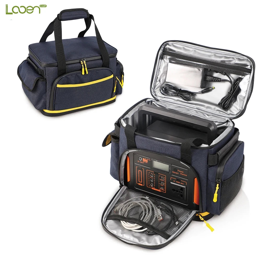 1pc New Camping Power Supply Storage Bag - Travel Dustproof, Waterproof Outdoor Power Supply Portable Organizer Bag