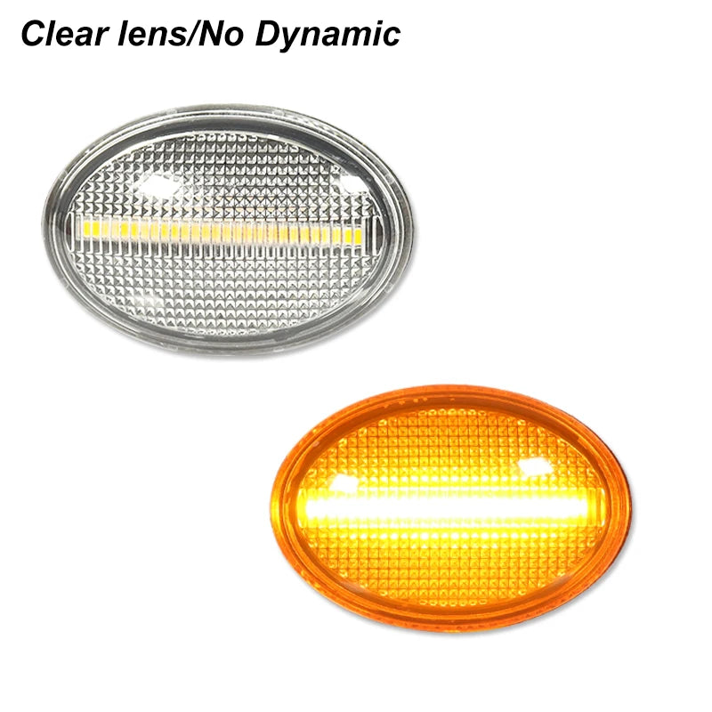 iJDM Amber Full Strip LED Fender Side Marker Blinker Lights for MINI Cooper R55 R56 R57 R58 R59 Gen2 Dynamic Turn Signal Lamp