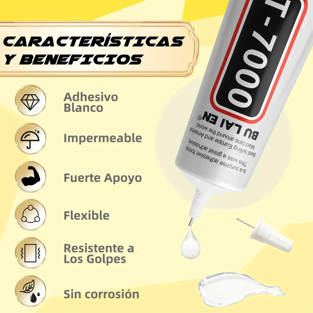 4-pack B-7000 Super Glue, a craft adhesive suitable for electronics, jewelry, crafts, books, fabrics, and more 15ml/50ml/110ml.