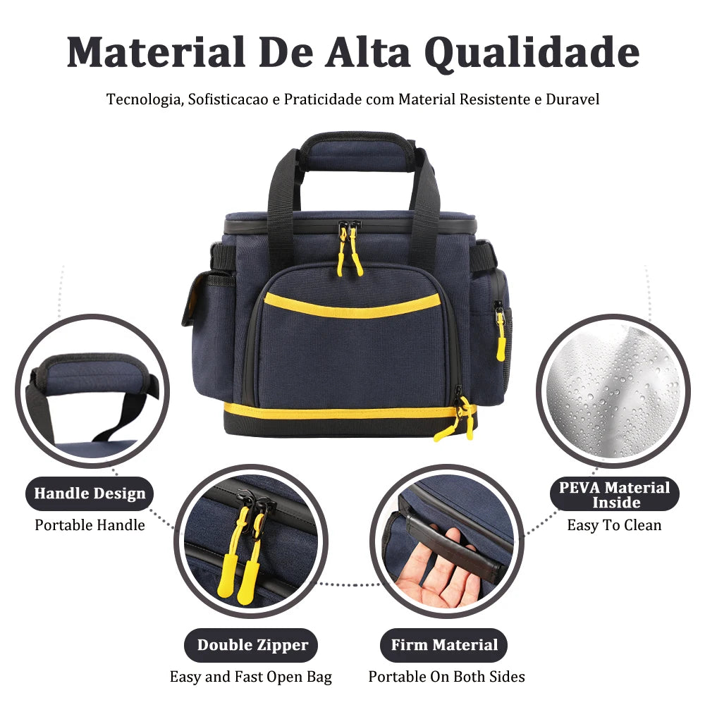 1pc New Camping Power Supply Storage Bag - Travel Dustproof, Waterproof Outdoor Power Supply Portable Organizer Bag