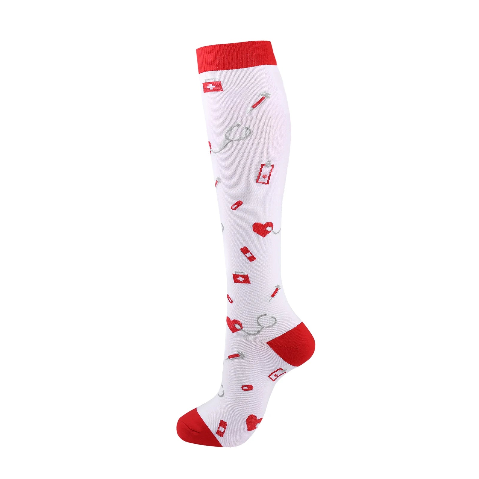 Compression Socks For Women & Men Circulation Compression Socks Knee High Best For Running,Medical,Nurse,Travel,Cycling,Diabetes