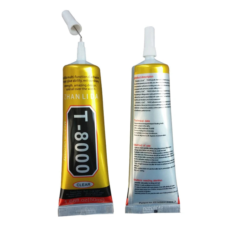 15ml T8000 Repair Liquid Glue Multi Purpose Glue Super Glue Drilling Glue For Mobile Phone Screen Repair Glue Epoxy Adhesive