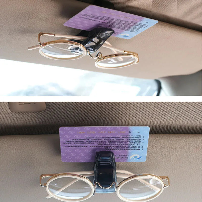 1Pcs Car glasses clip Hot Car Fasteners Automotive Supplies ABS Car Vehicles Sun Visor Sunglasses Glasses Frames Car Accessories