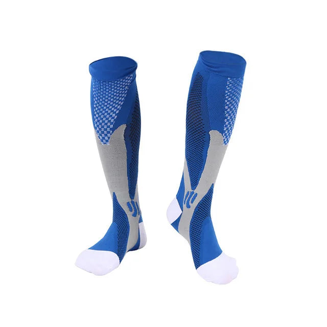 Compression Stockings Blood Circulation Promotion Slimming Compression Socks Anti-Fatigue Comfortable Solid Color Socks