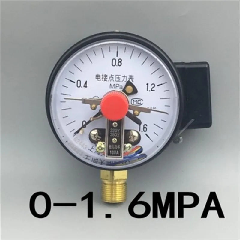 Diameter 100mm Direct Contact Pressure Gauge with Surface  Vacuum Gauge Pressure Controller