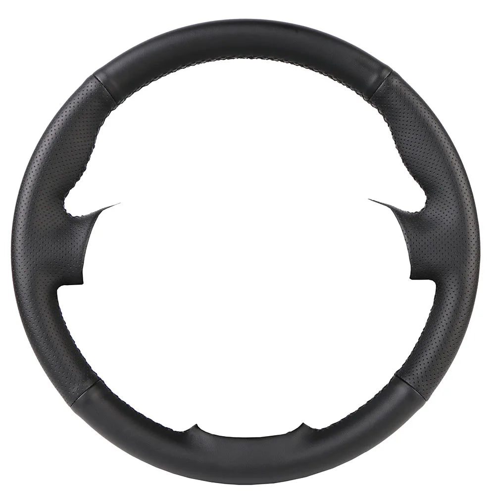 Customized Car Steering Wheel Cover For Nissan QASHQAI X-Trail Nissan NV200 Rogue Black Leather Braid For Steering Wheel