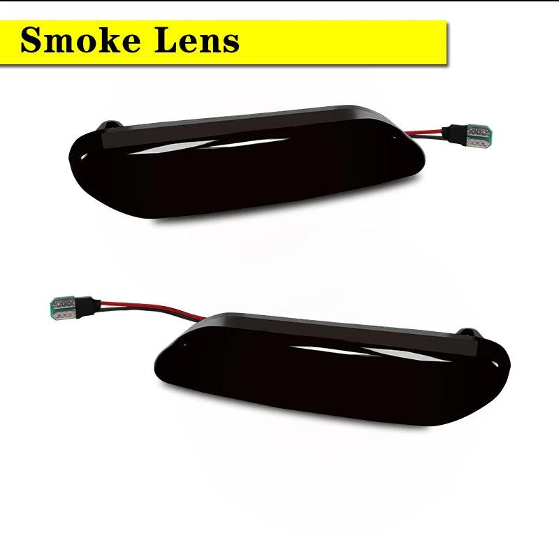 Amber LED Car Front Bumper Side Marker Indicator Lights Turn Signal Light For MINI Cooper R60 Countryman & R61 Paceman 2011-2016