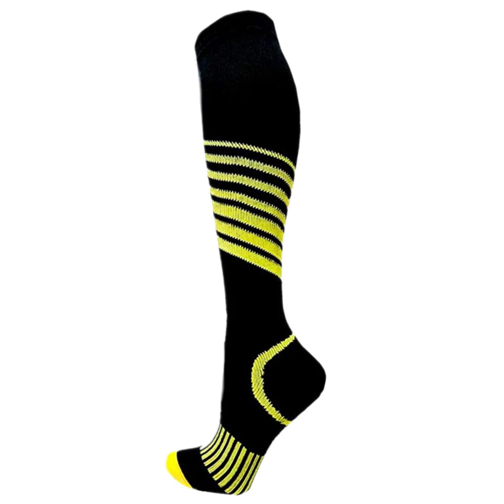 Compression Stockings Blood Circulation Promotion Slimming Compression Socks Anti-Fatigue Comfortable Solid Color Socks