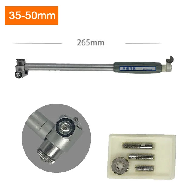 10-18-35-50-160 Inner Diameter Gauge Measuring Rod + Probe 10mm 0.01 indicator Accessories Inner Diameter Gauge Measurement Tool