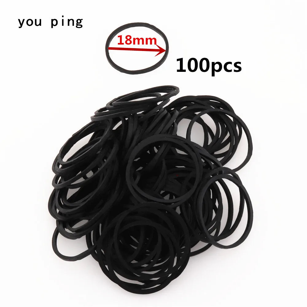 High quality 906 Multiple colors Rubber Bands Elastic Rope Tapes Adhesives Office Students School Stationery Supplies