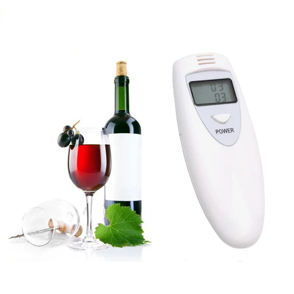 Portable Inhaler Alcohol Meters LCD Digital Alcohol Breath Tester Handheld Analyzer Breathalyzer Digital Alcohol Detector Test