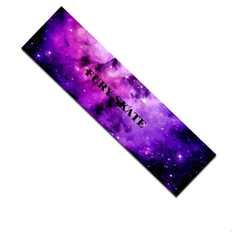 120X25cm Digital Spray Emery Skateboard Sandpaper Double Rocker Long Board Dance Board Scooter Fish Board Deck Sticker Griptape
