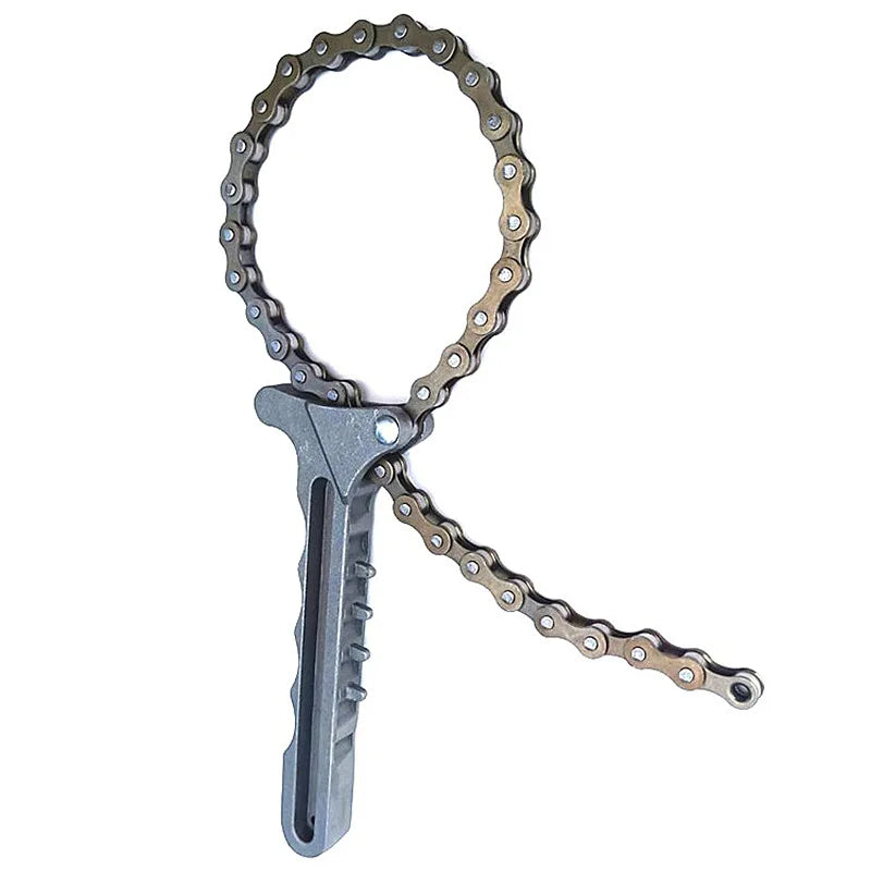 Universal Oil Filter Chain Wrench Remover Tool | Clé à chaîne universelle filtre à huile