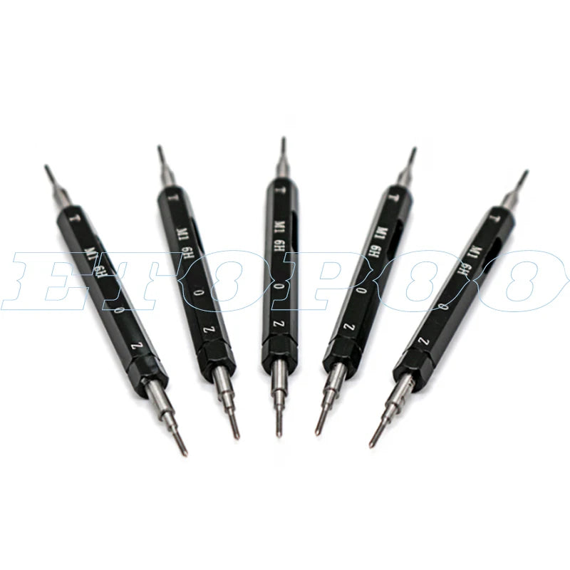 M2 M3 M4 M5 M6 M7 M8 M9 M10 Metric 6H Steel Double End Hex Handle Thread Plug Gage Gauge With Case