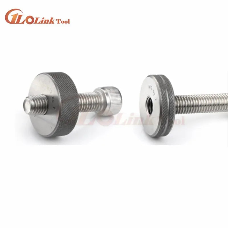 M2.5 M3 M4 M5 M6 M7 M8 M10 M14 M16 M18 M20 6G-6H thread ring gage thread ring gauge RING GO-NOGO GAUGE 6g measure gauge 2pcs/set