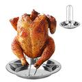 Roasting Grill Stand Chicken Roaster Rack Kitchen Outdoor BBQ Tools Carbon Steel Non-stick Grilled Chicken Plate
