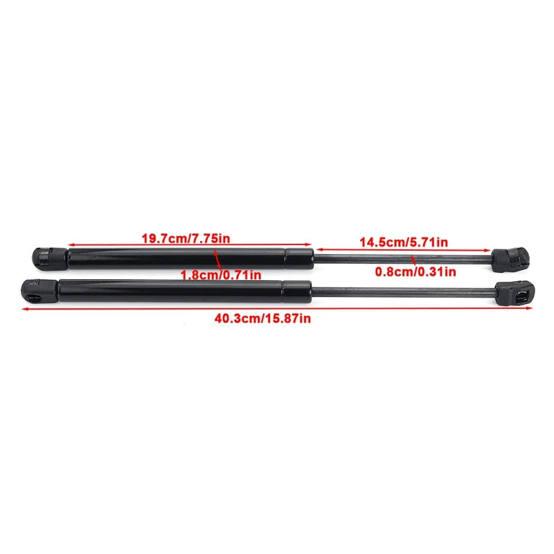 2Pcs Car Rear Window Glass Gas Spring Shock Lift Strut Struts Support Bar Rod for Hyundai Tucson 2005 - 2012