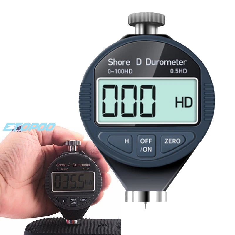 ETOPOO Factory-outlet Digital Shore Durometer Digital Hardness Tester Meter Shore A  Shore C  Shore D can choose
