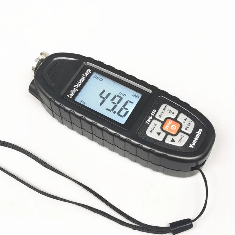 Yunombo YNB-220/220U Backlight Car Paint Tester Thickness Meter Coating Thickness Gauge with LED/UV Light