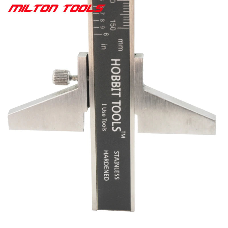 Depth Base Attachment for 6" 8" Digital Caliper Vernier Gage Gauge T-bar Tool
