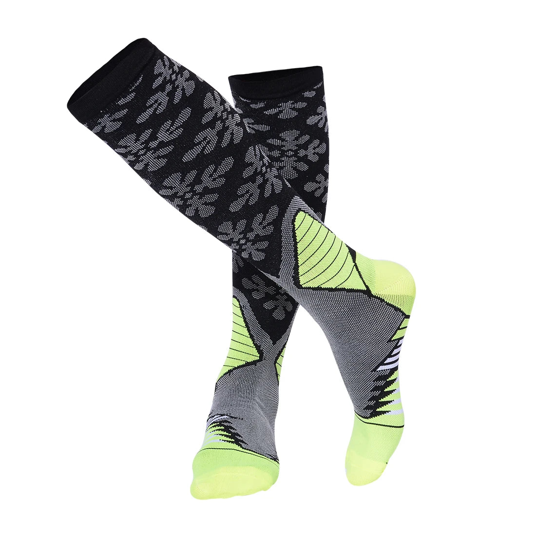 Compression Stockings Blood Circulation Promotion Slimming Compression Socks Anti-Fatigue Comfortable Solid Color Socks