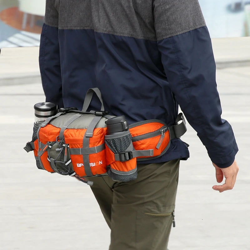 5L Outdoor Sports Waist Bag Men Women Camping Hiking Travel Shoulder Bag Fishing Riding Kettle Backpack Waterproof Rucksack
