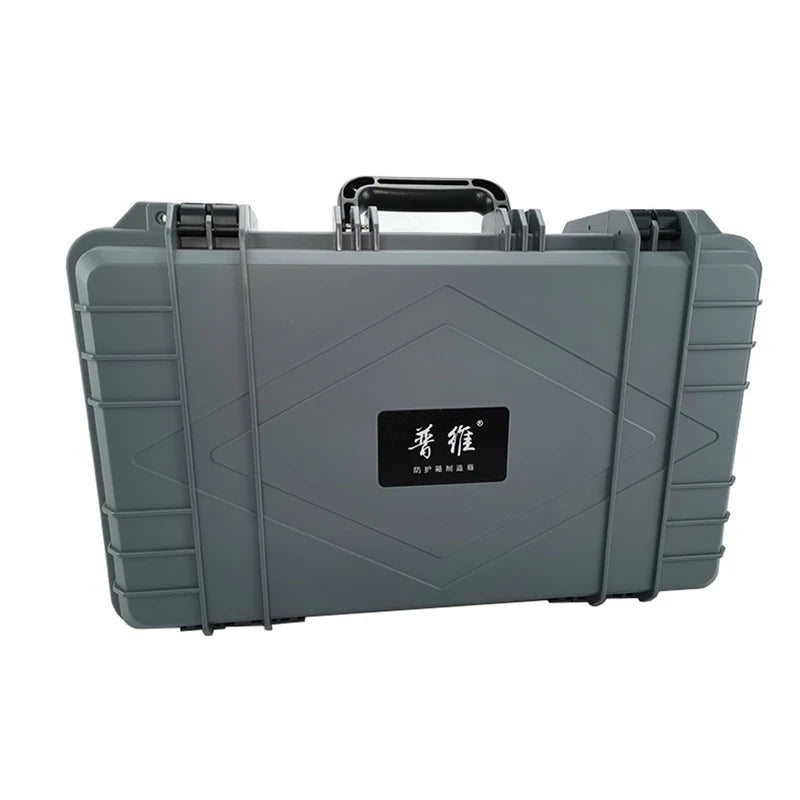 Portable Toolbox Safety Equipment Instrument Tool Box ABS Plastic Impact Resistant Tool Case Outdoor Shockproof Storage W/ Foam