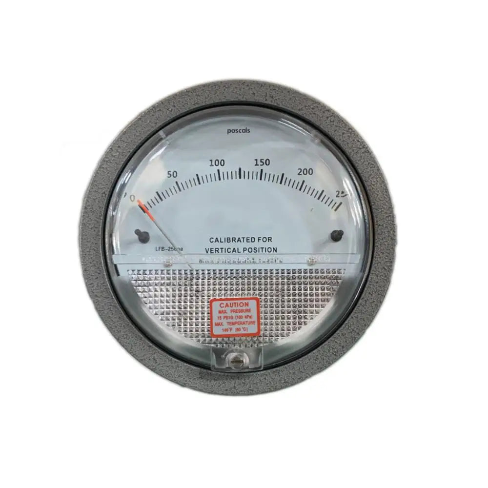 Micro Differential Pressure Gauge Meter ±30Pa to 2KPa Accuracy 2%FS for Medical and Health Clean Room